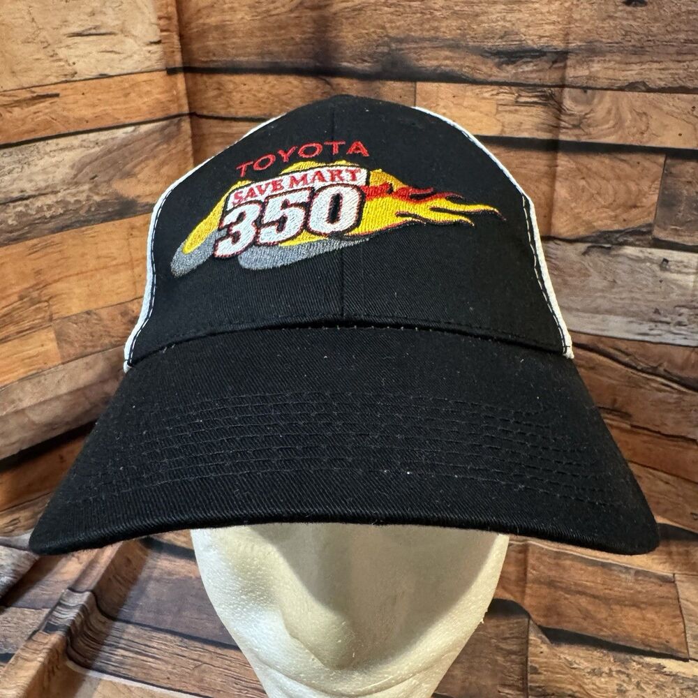 Toyota Save Mart 350 Hat NASCAR Infineon Raceway Sonoma Trucker Mesh Cap Used